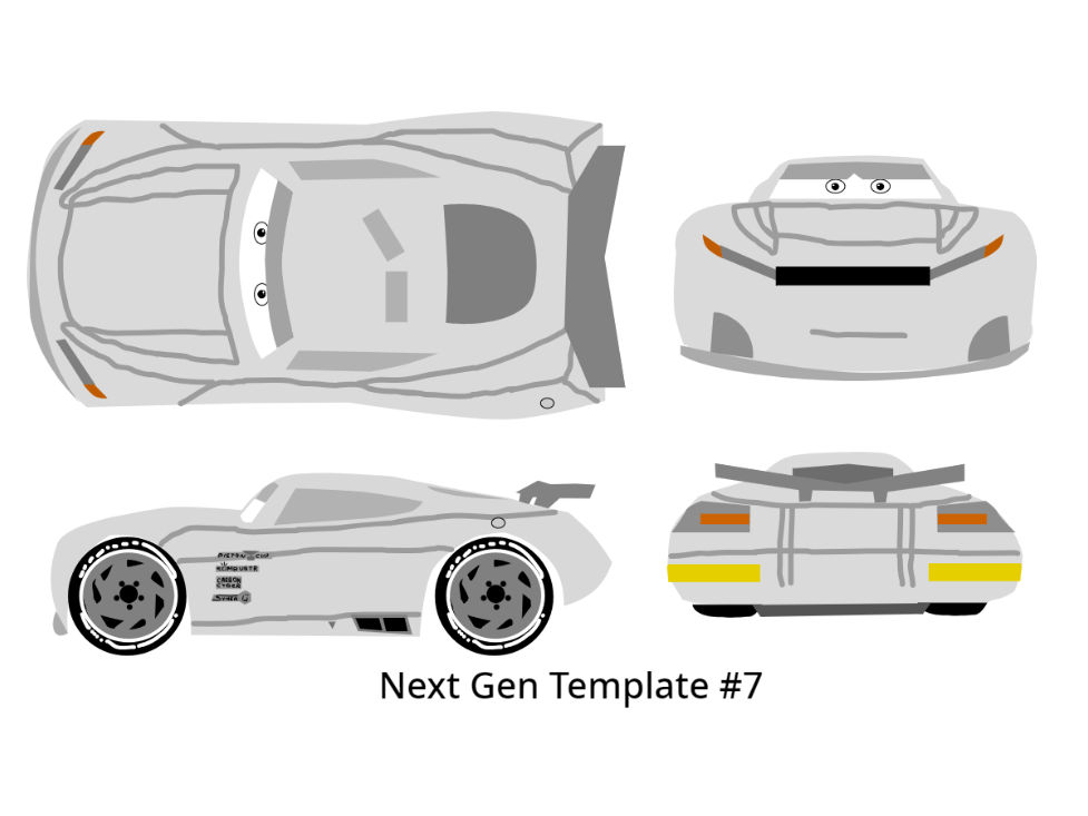Cars 3 Next Gen Racer Template 7 by McSpeedster2000 on DeviantArt