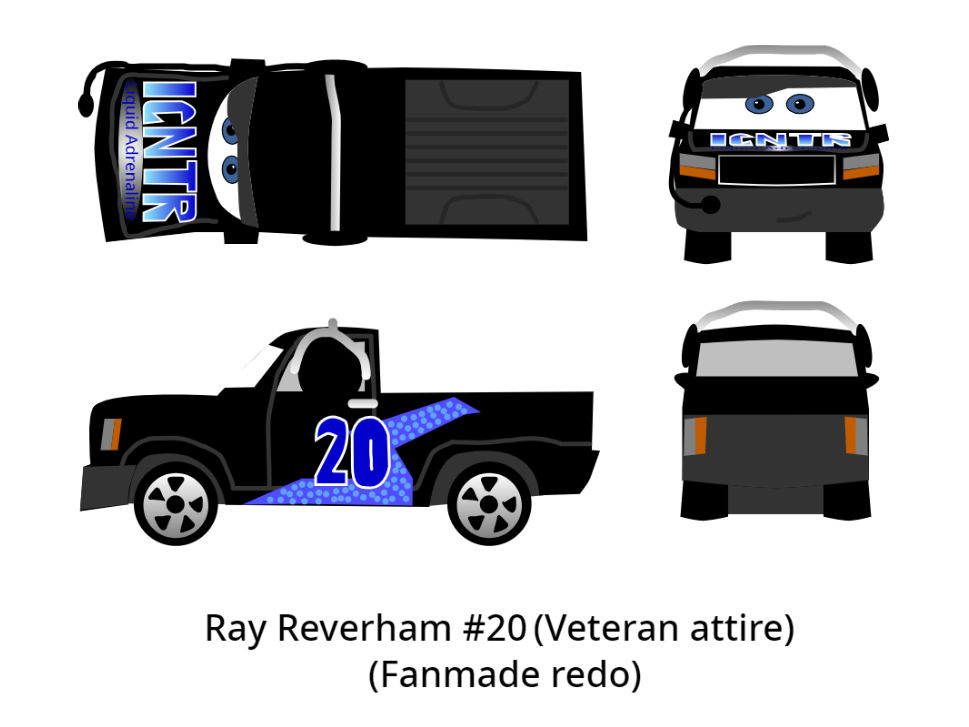 Blue Ray Reverham Cars 3 Crew Chief - Ray Reverham by McSpeedster2000 on DeviantArt