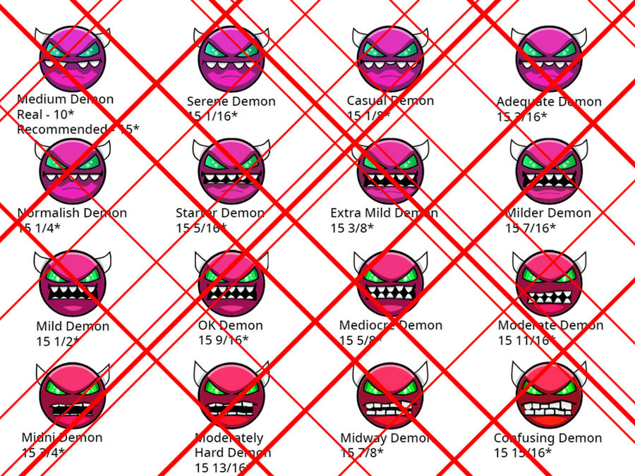Medium Demon Geometry Dash Difficulties - Medium Demon/Hard... by McSpeedster2000 on ...