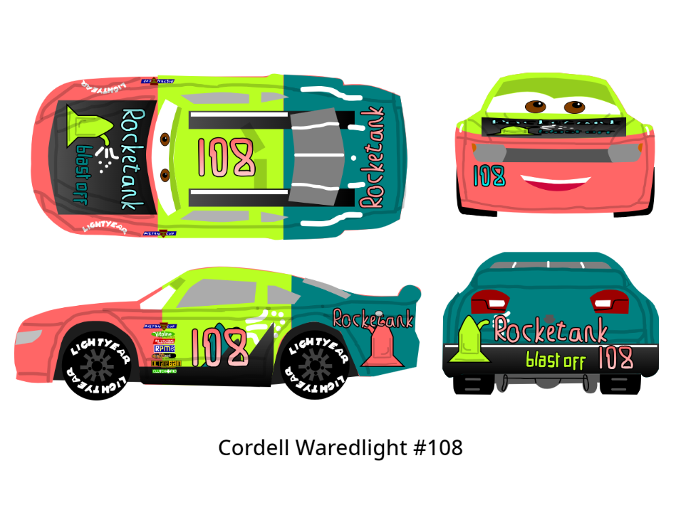 Cars 3 Racer 90 Cars 3 Racer - Cordell Waredlight by McSpeedster2000 on DeviantArt