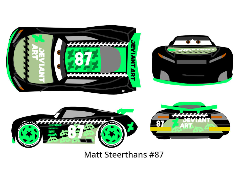 Cars 3 Racer - Matt Steerphans by McSpeedster2000 on DeviantArt
