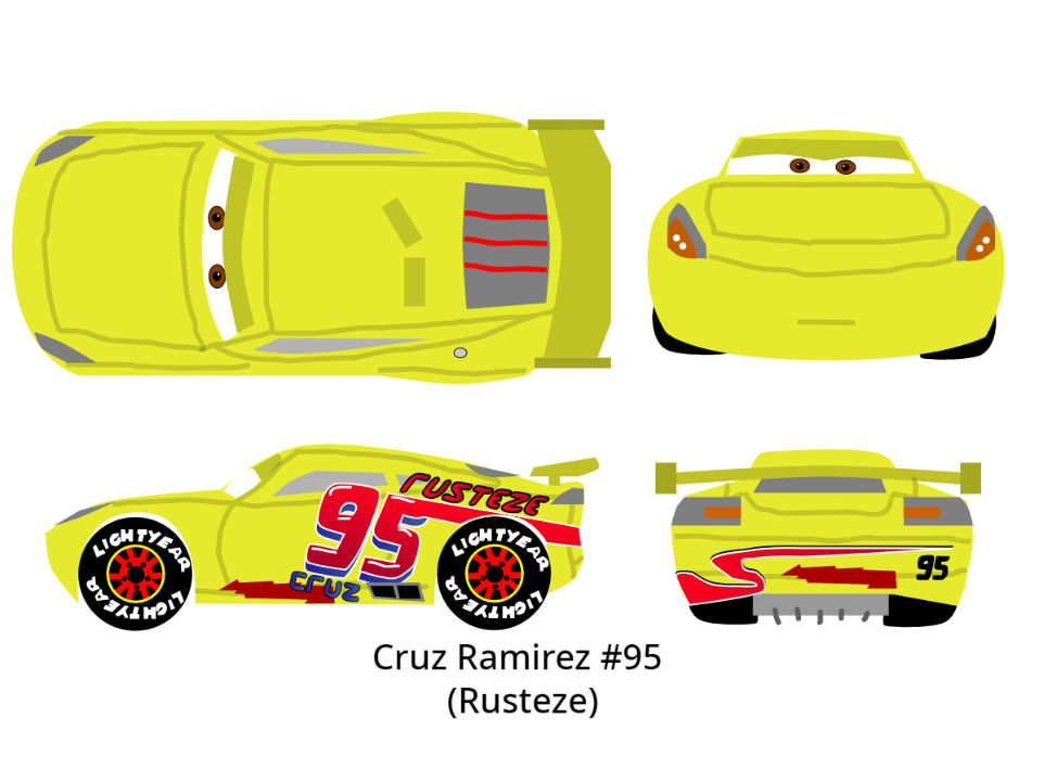 Cars 3 Racer - Rusteze Cruz Ramirez by McSpeedster2000 on DeviantArt