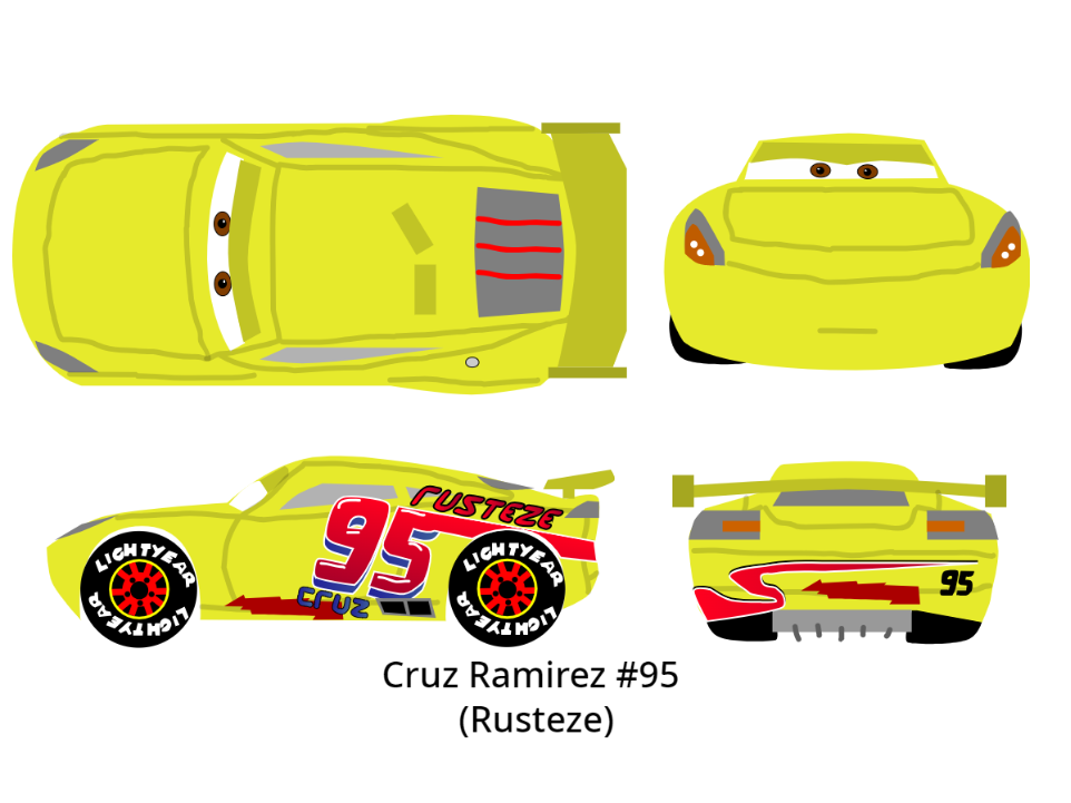Cars 3 Racer - Rusteze Cruz Ramirez by McSpeedster2000 on DeviantArt