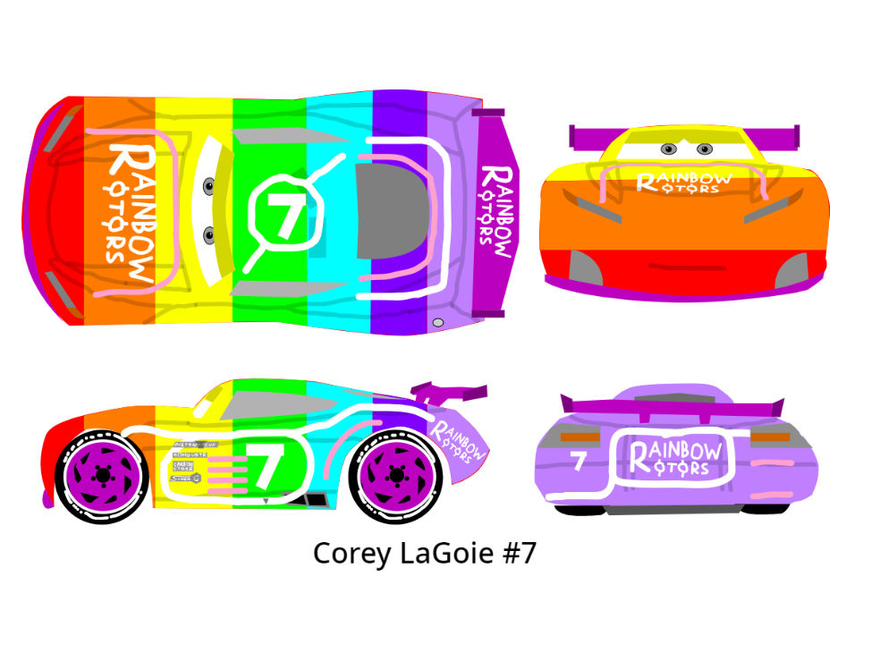 Cars 3 Racer 90 Cars 3 Racer - Corey LaGoie w/o Stripes by McSpeedster2000 on DeviantArt