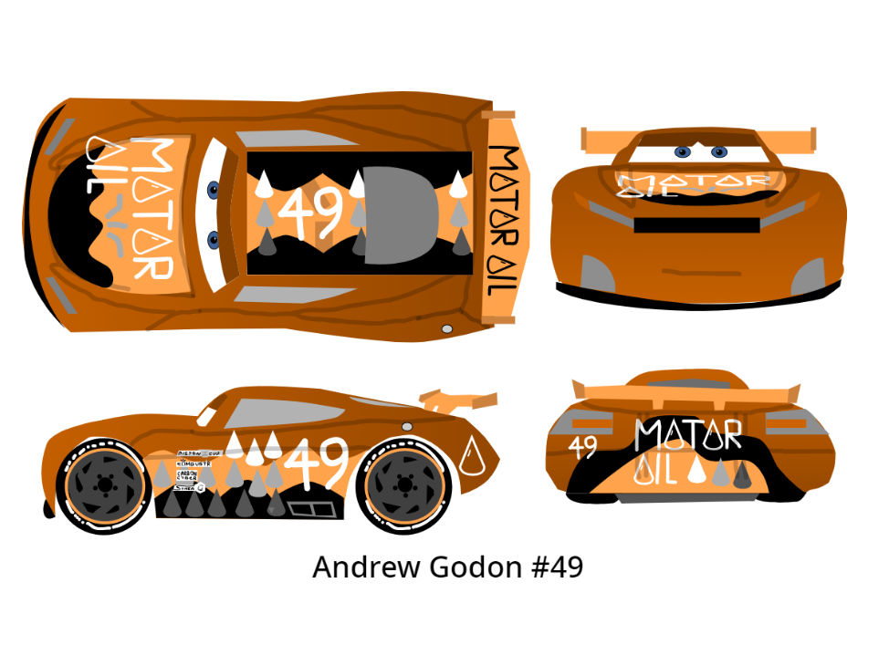 Cars 3 Racer - Andrew Godon w/o Stripes by McSpeedster2000 on DeviantArt