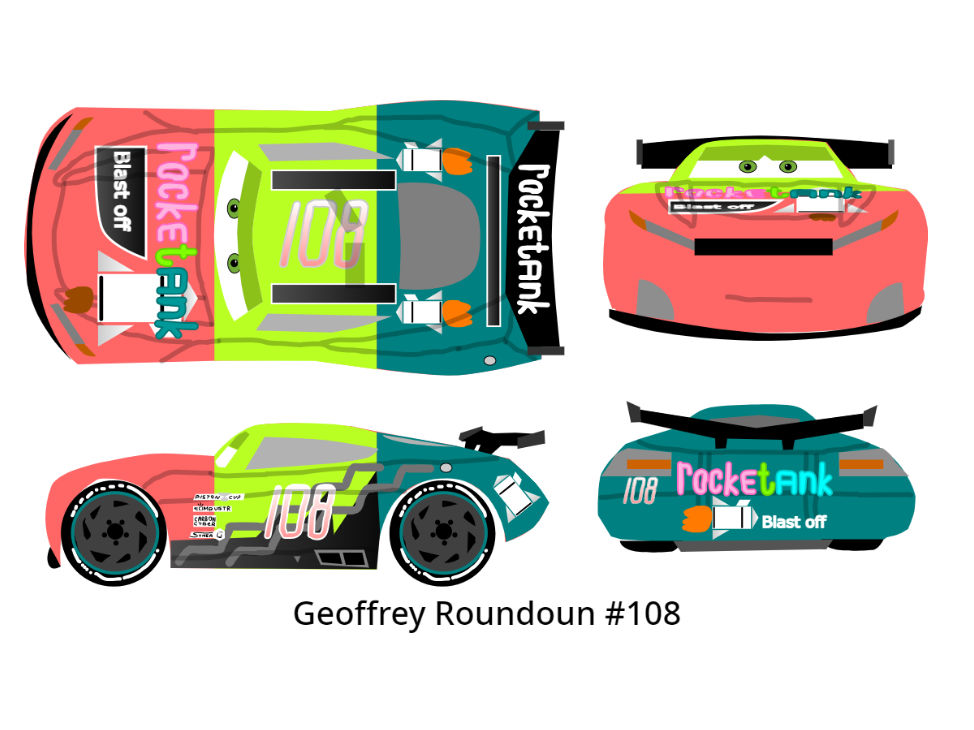 Cars 3 Racer - Geoffrey Roundoun w/o Stripes by McSpeedster2000 on ...