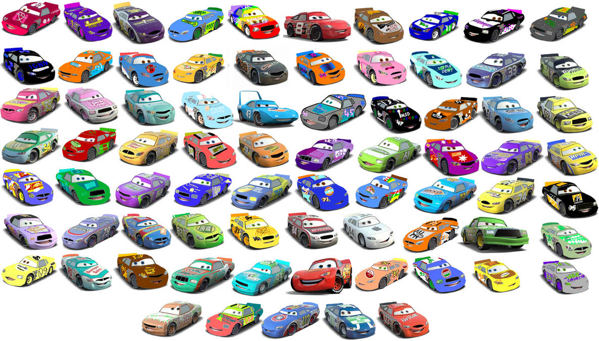 All Cars 1 Racers Both Official and Fanmade by McSpeedster2000 on ...