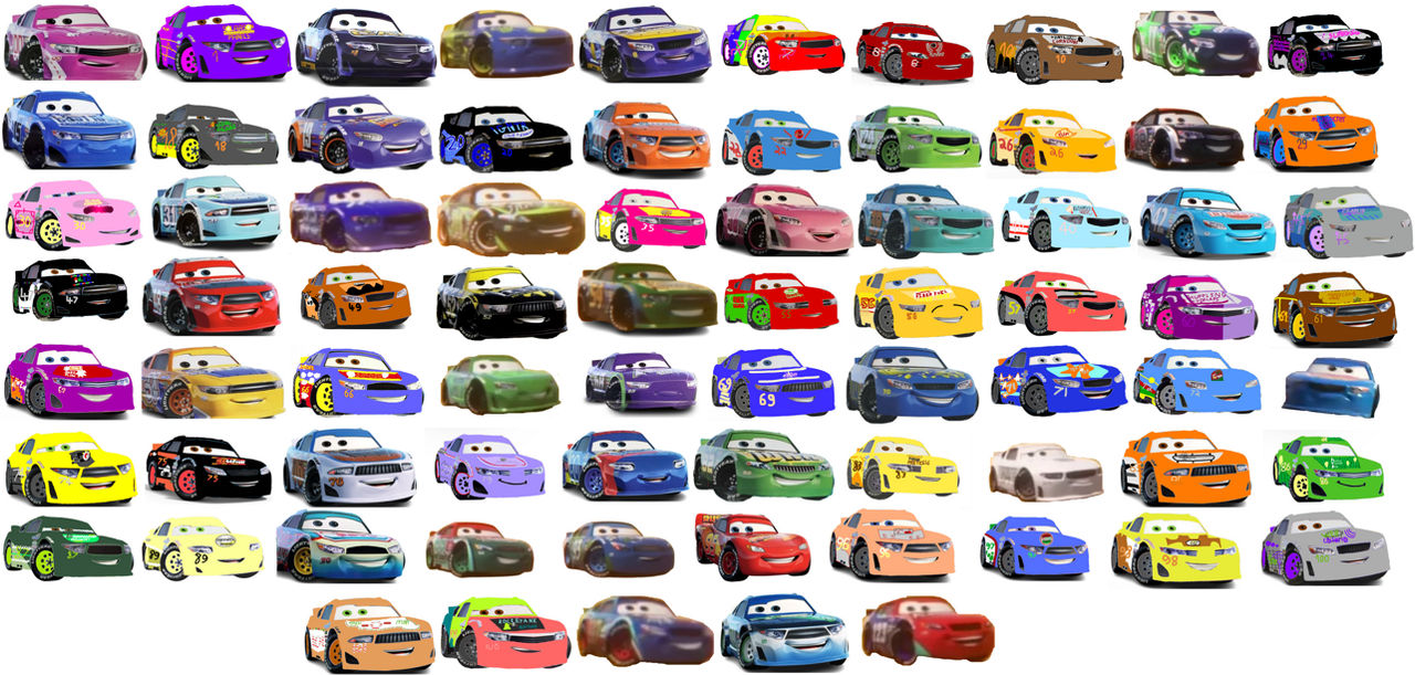 All Cars 3 Veteran Racers Official and Fanmade by McSpeedster2000 on ...