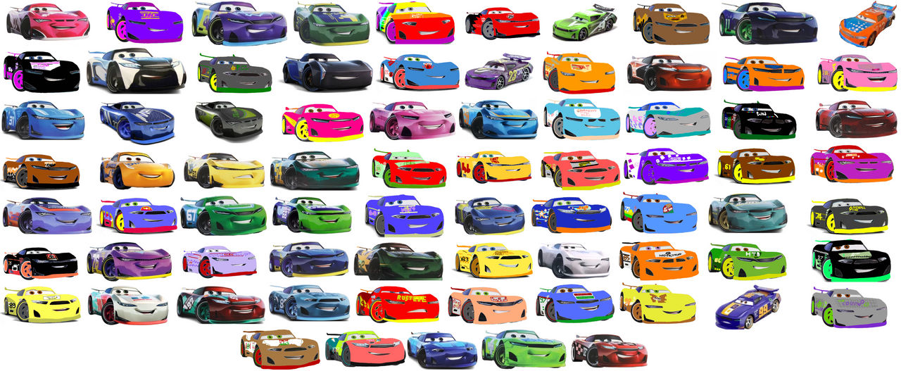 All Cars 3 Next Gens Official and Fanmade by McSpeedster2000 on DeviantArt