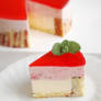 Strawberry and White Chocolate Entremet