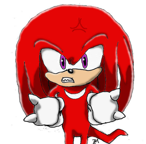 Knuckles Shouting Knuckles, dont be angry! by Wolfheart1214 on DeviantArt