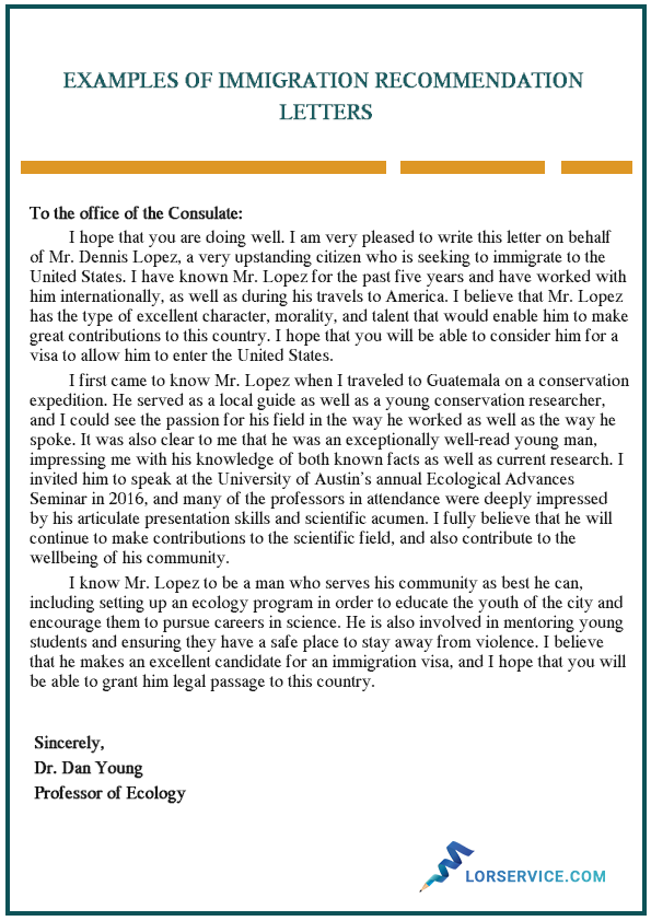 Examples of Immigration Letters by ExampleSamples19 on DeviantArt Examples of Immigration Letters by ExampleSamples19 on DeviantArt