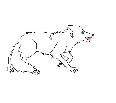 Free Wolf Lineart