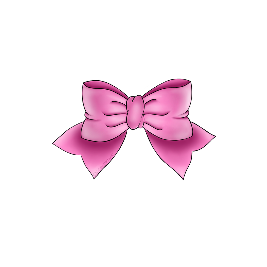 Pink Bow Inverted Pink bow by V-Phantomhive on DeviantArt