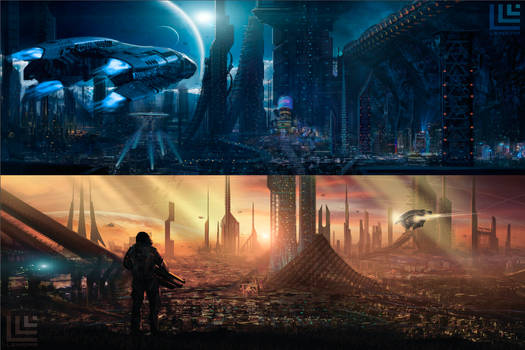 Sci-fi panorams