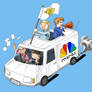 MSNBC Party Van