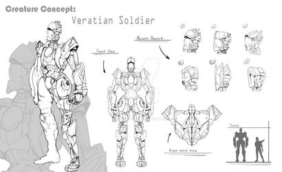 creature Concept Veratian Soldier