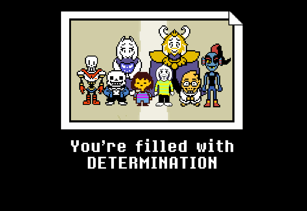 Undertale Ending Photo Edit Alternative By Persegan On