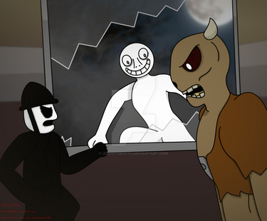 The man from the window is a very odd fellow by HorrorFantasystudios on  DeviantArt