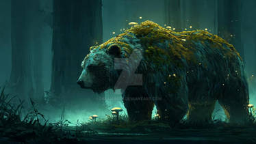 Mossback Runebear The Living Bear of the Enchanted Forest by DreamArt8 on DeviantArt