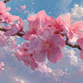 Sakura Sky: Blossoms Among the Clouds
