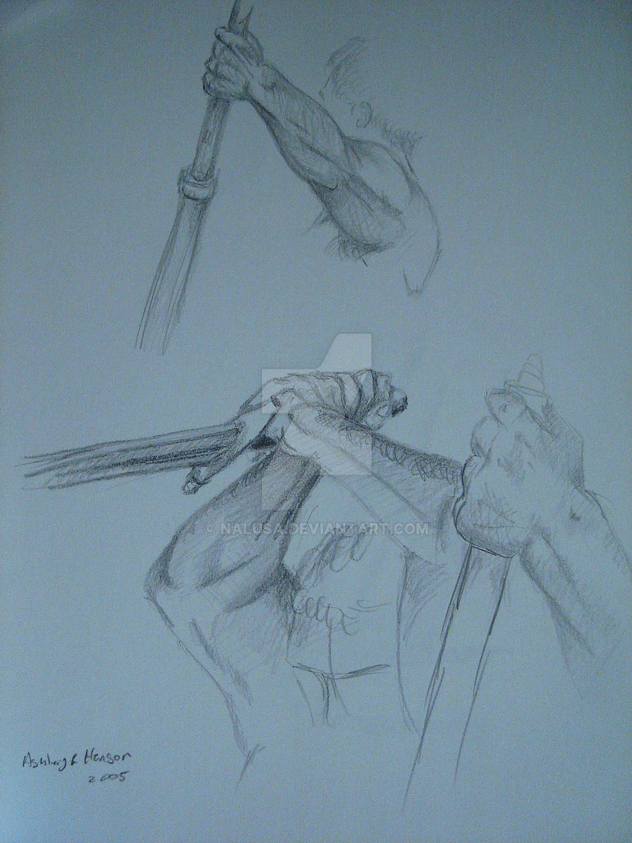 Life-drawing with props