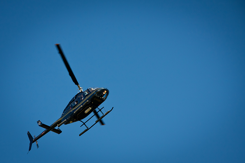 Photographer In The Chopper