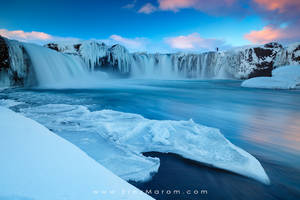 Shooting Godafoss by erezmarom