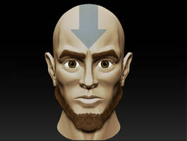 Avatar Aang WIP 02 Colour Test
