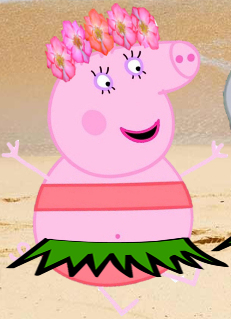 Mummy Pig Hula by cooperbaldwin200 on DeviantArt
