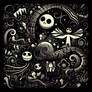 Nightmare Before Christmas Background Digital Art