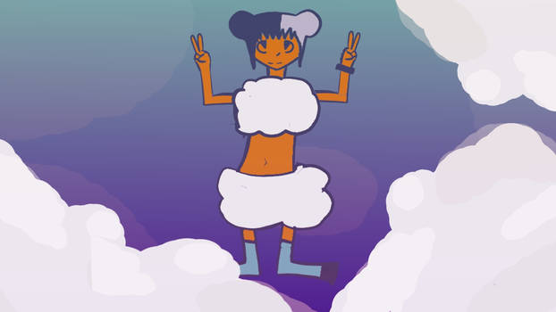 cloud girl