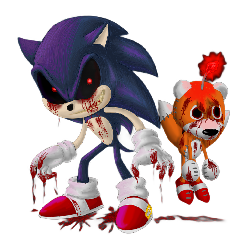 tails doll en fnf sonic.exe png fandom by Hugoofficiazd on DeviantArt