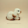Needle felted bunny miniature