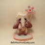 Needle felted Teddy Elephant Miniature