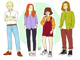 The Scooby Gang - Modern Style