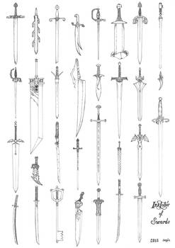 Inktober of swords 2018