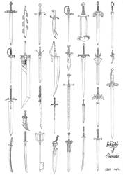 Inktober of swords 2018