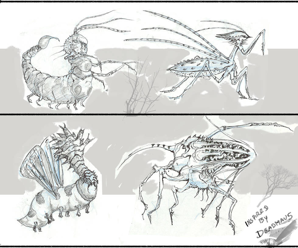 All Insects List Deviantart Monster insects by avicky on DeviantArt