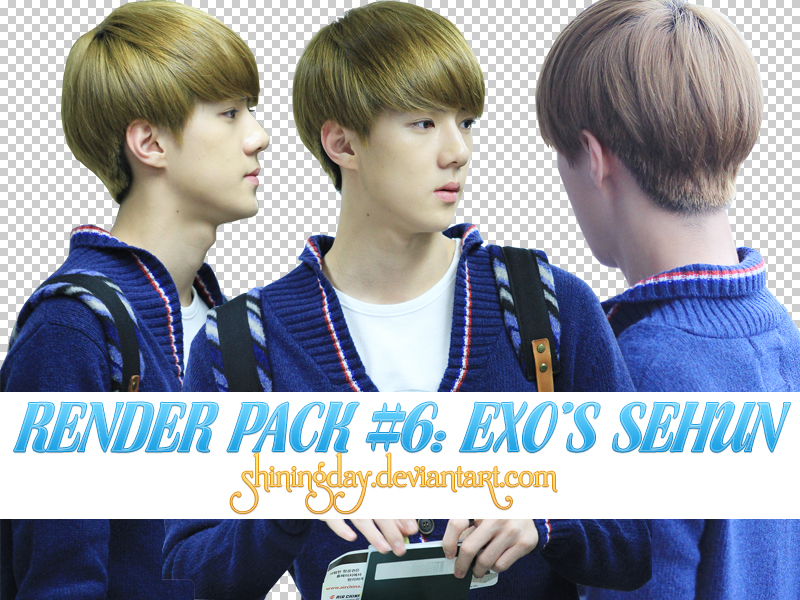 Render pack #6: EXO's Sehun