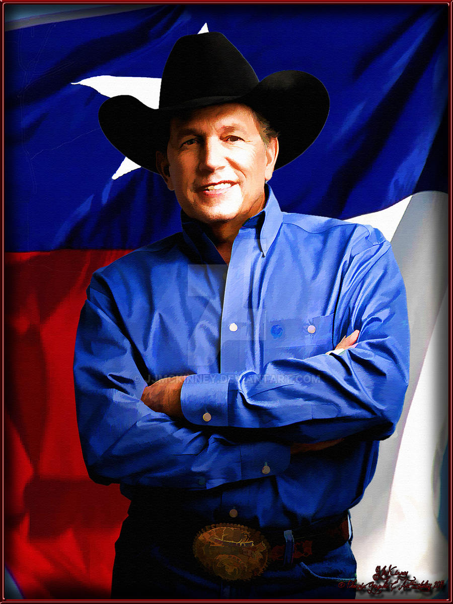 George Strait Painting by JjMcKinney on DeviantArt
