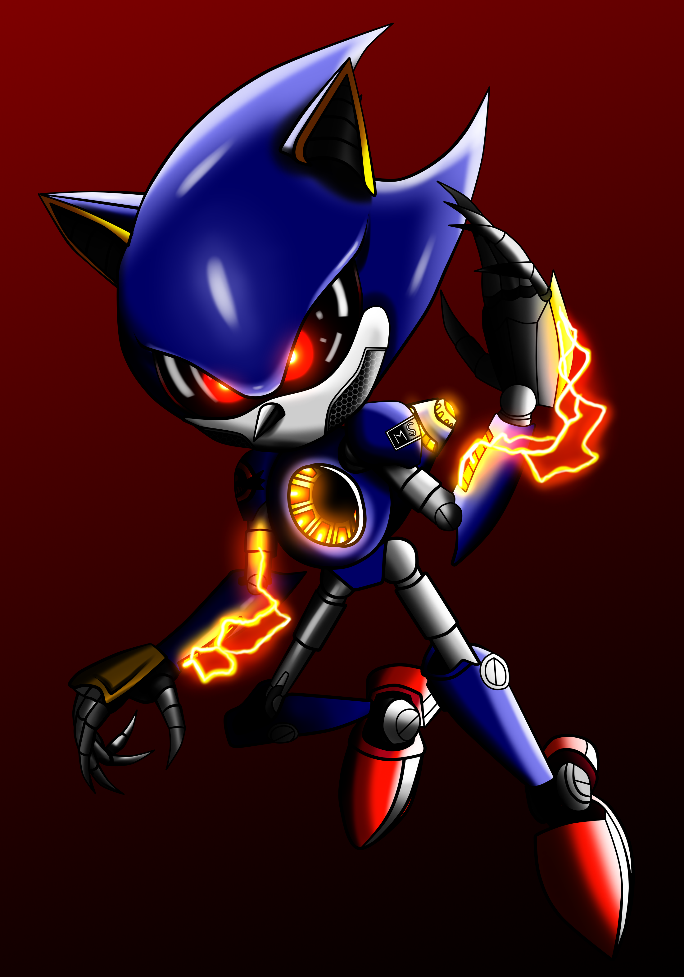 Metal Sonic by TitraArts on DeviantArt