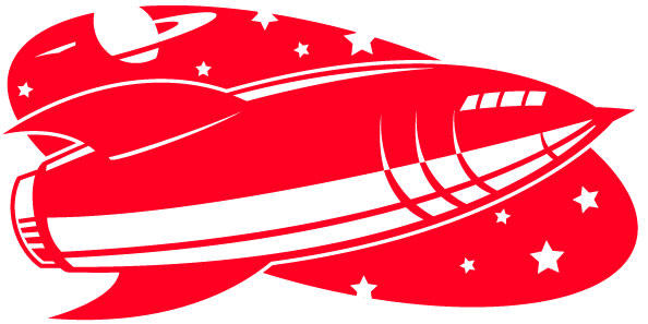 Red Retro Rocket by DonKelly on DeviantArt