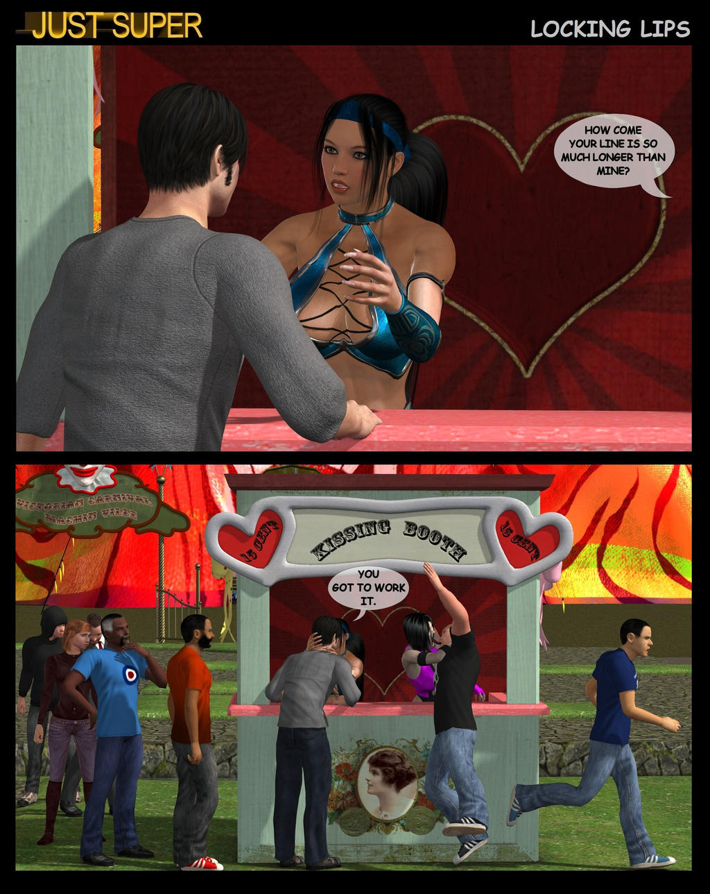 Locking Lips by boxhead7 on DeviantArt