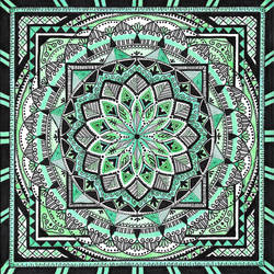 Green Polymorphic Mandala