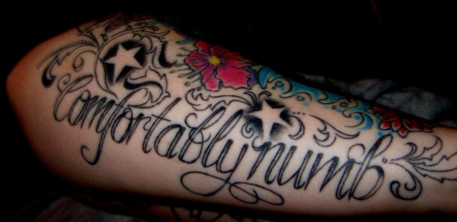 Comfortably Numb Tattoo By Cazvand On Deviantart