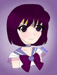 Sailor Saturn (Ibis Paint X repaint)