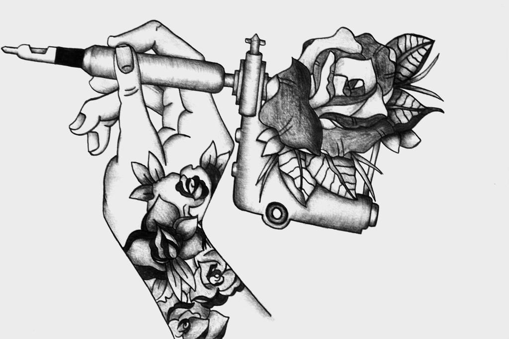 tattoo gun by auriedessin on DeviantArt