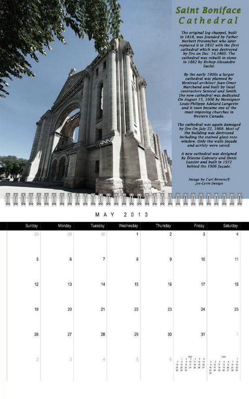 Saint Boniface Cathedral Calendar May