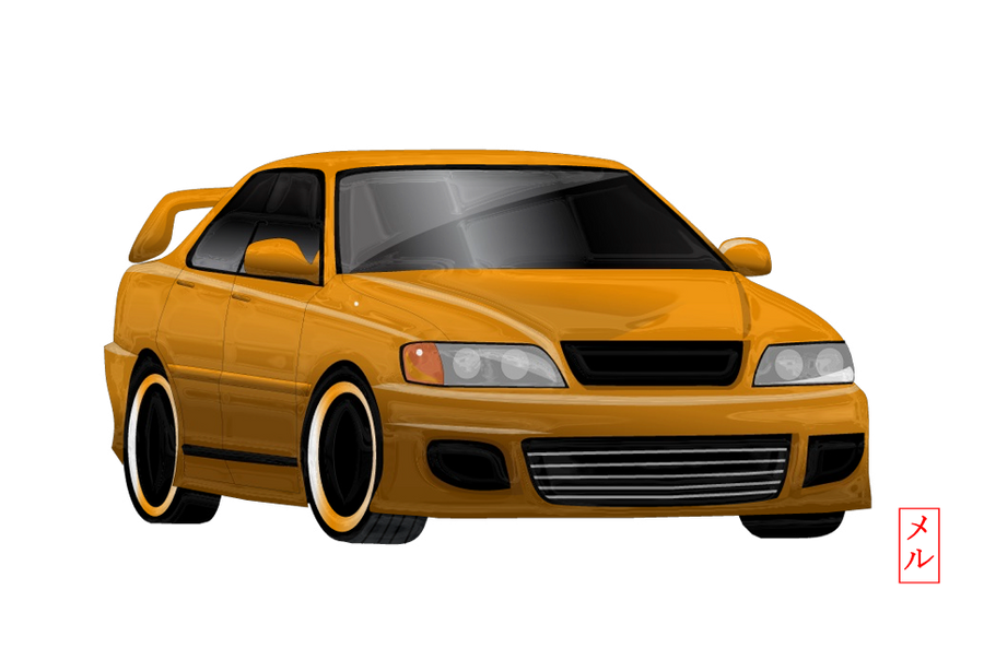 Toyota Chaser Vector (WIP) by EsqapeVelocity on DeviantArt